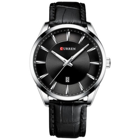 Relógio Masculino Executivo de Luxo com Pulseira de Couro