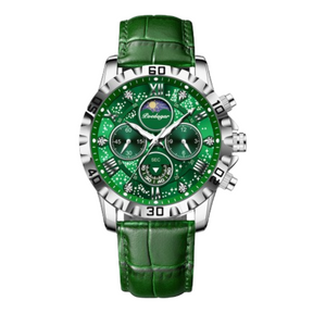 Relógio Masculino de Luxo Militar de Alta Performance com Pulseira de Couro