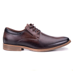 Sapato Social Masculino Derby Elegance Couro Legítimo – Bico Redondo