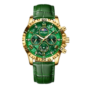 Relógio Masculino de Luxo Militar de Alta Performance com Pulseira de Couro
