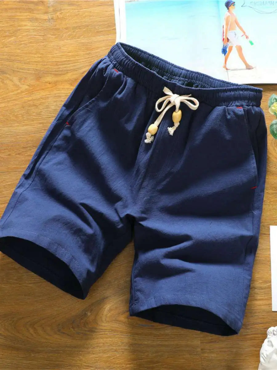 Bermuda Masculina de Linho Luxury Fit