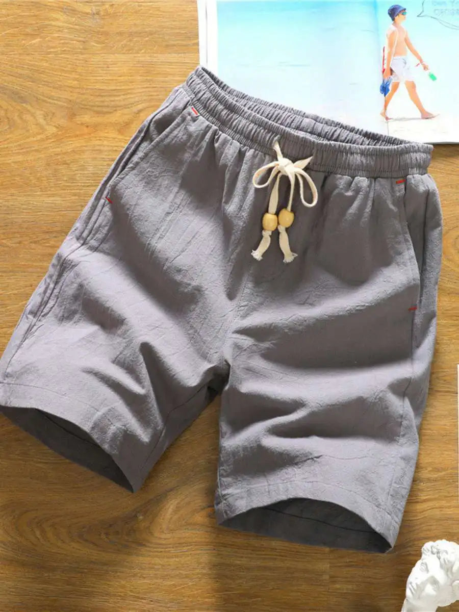 Bermuda Masculina de Linho Luxury Fit