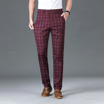 Calça Masculina Xadrez Classico Alfaiataria