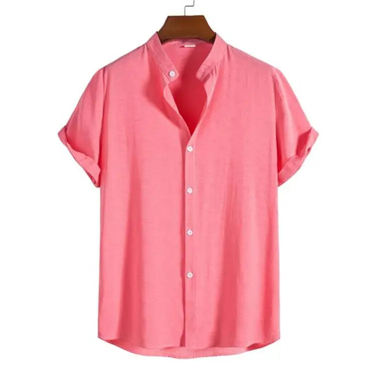 Camisa Casual Masculina Sanremo Manga Curta