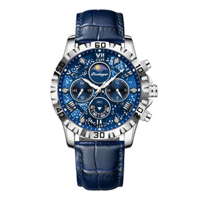 Relógio Masculino de Luxo Militar de Alta Performance com Pulseira de Couro