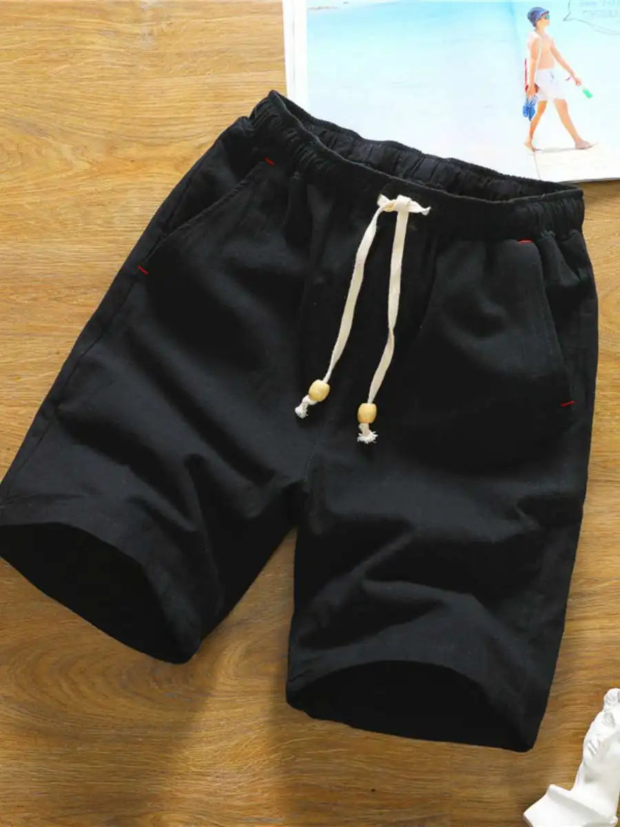 Bermuda Masculina de Linho Luxury Fit