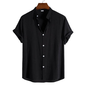 Camisa Casual Masculina Sanremo Manga Curta