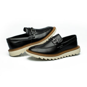 Sapato Masculino Loafer Mocassim Sola Tratorado